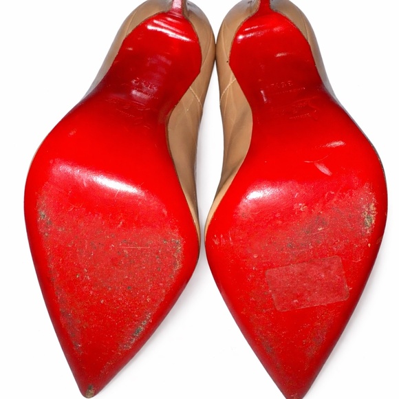 Christian Louboutin beige SO KATE 120 MM - Picture 4 of 4